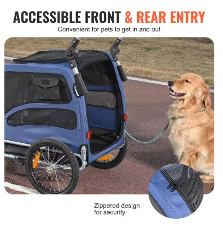 100 lbs Dog Bike Trailer / Pet Stroller