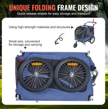 100 lbs Dog Bike Trailer / Pet Stroller