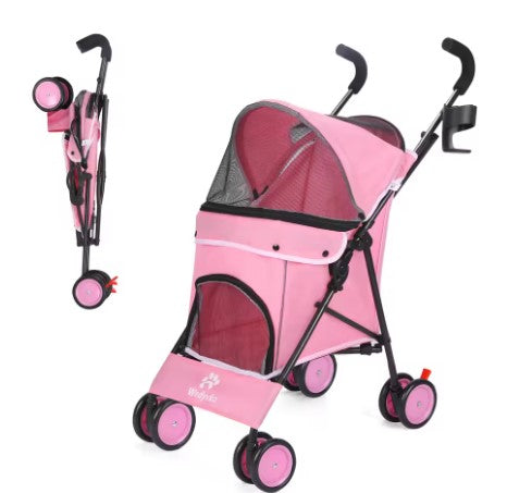 4-wheel pet strollers