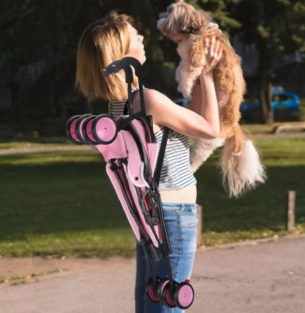 4-wheel pet strollers